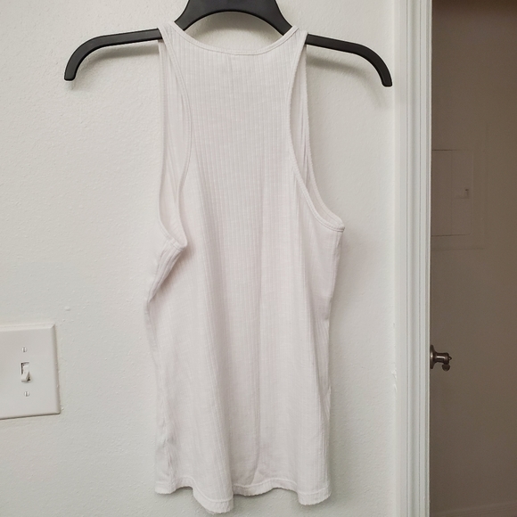 White Racerback Tank - Picture 4 of 4